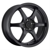 Konig Backbone 17x7.5 5x100 ET45 Matte Black Milling Logo on Spoke thumbnail 2