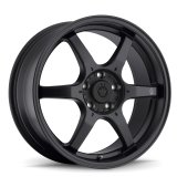 Konig Backbone 17x7.5 5x100 ET45 Matte Black Milling Logo on Spoke thumbnail 3