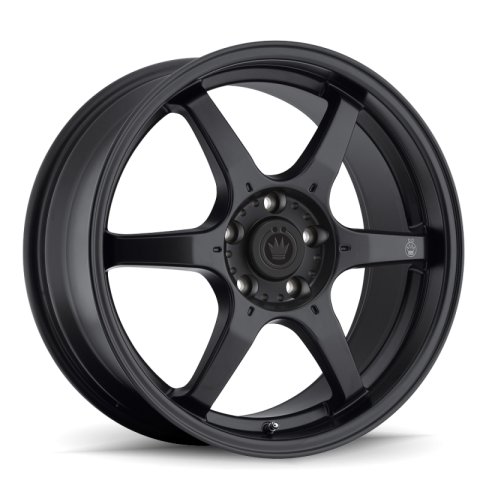 Konig Backbone 17x7.5 5x114.3 ET45 Matte Black Milling Logo on Spoke thumbnail 2