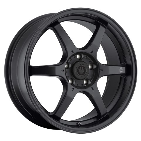 Konig Backbone 16x7 4x100 ET40 Matte Black Milling Logo on Spoke thumbnail 1