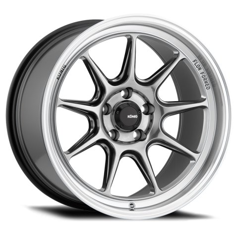 Konig Countergram 18x8.5 5x100 ET40 Hyper Chrome / Machined Lip thumbnail 2