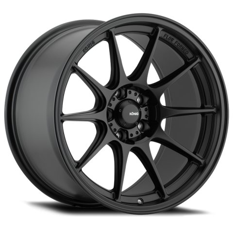 Konig Dekagram 19x8.5 5x114.3 ET30 Semi-Matte Black thumbnail 2