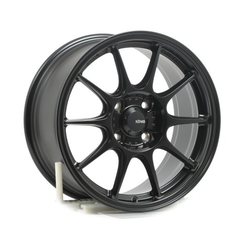 Konig Dekagram 16x8 4x108 ET40 Semi-Matte Black thumbnail 2