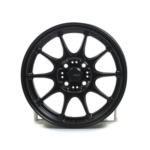 Konig Dekagram 15x8 4x100 ET25 Semi-Matte Black