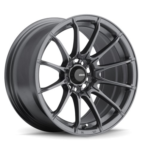 Konig Dial In 15x9 4x100 ET35 Matte Grey thumbnail 2