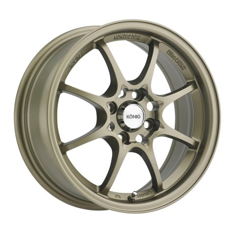 Konig Helium 15x6.5 4x100 ET40 Bronze thumbnail 1
