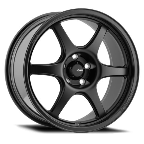 Konig Hexaform 18x8.5 5x112 ET43 Matte Black thumbnail 1