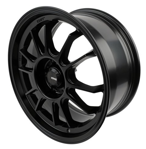Konig Hypergram 17x8 5x114.3 ET35 Matte Black thumbnail 3