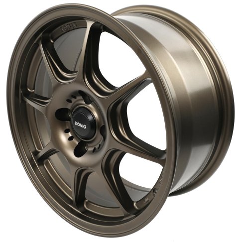 Konig Lockout 15x7 4x100 ET38 Matte Bronze thumbnail 2