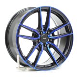 Konig Myth 18x8 5x108 ET43 Gloss Black w/ Blue Tinted Clearcoat thumbnail 1