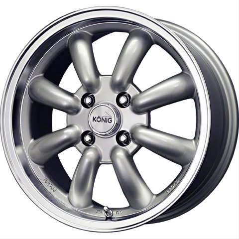 Konig Rewind 16x7 4x114.3 ET0 Silver thumbnail 1