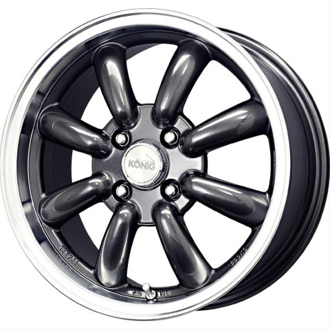 Konig Rewind 15x7 4x110 ET20 Graphite thumbnail 2