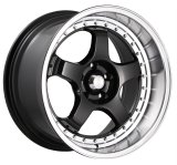 Konig SSM 18x9 5x100 ET42 Gloss Black w/ Machined Lip thumbnail 1