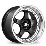 Konig SSM 18x9 5x100 ET42 Gloss Black w/ Machined Lip thumbnail 2