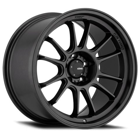 Konig Hypergram 19X8.5 5X114.3 ET38 Matte Black Flow Formed thumbnail 2