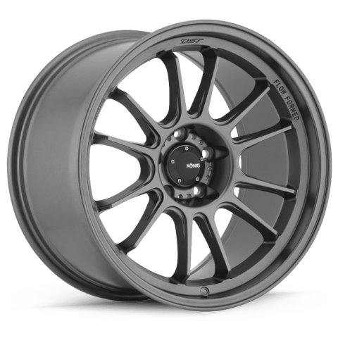 Konig Hypergram 19X8.5 5X114.3 ET38 Matte Grey Flow Formed thumbnail 2