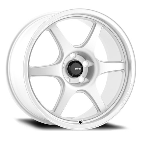 Konig Hexaform 17X8 5X114.3 ET38 Gloss White Flow Formed thumbnail 1