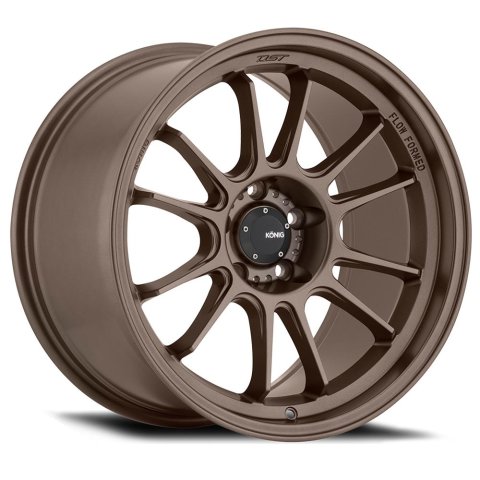 Konig Hypergram 17X10 4X100 ET43 Race Bronze Flow Formed