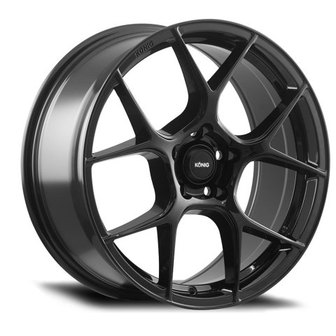 Konig Diverge 16X7.5 5X108 ET40 Gloss Black thumbnail 1
