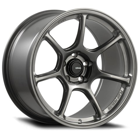 Konig Ultragram 18x9.5 5x114.3 ET25 Titanium Metallic Knurled Bead thumbnail 1