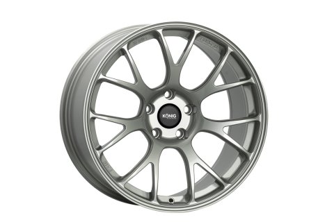 Konig Forged F1M 18X9.5 5X114.3 ET25 Ash Silver Knurled Bead thumbnail 1