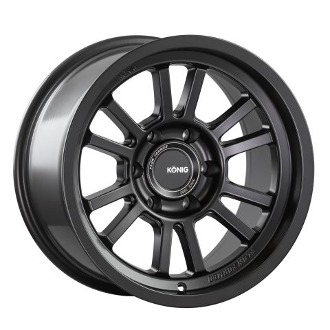 Konig HT1 17X9 5X127 ET-12 Matte Black