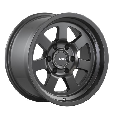 Konig HT2 17X9 5X127 ET-12 Matte Black