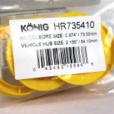 Konig Hub Ring Set (4pcs) - 73.1mm O.D. / 54.1mm I.D. thumbnail 2