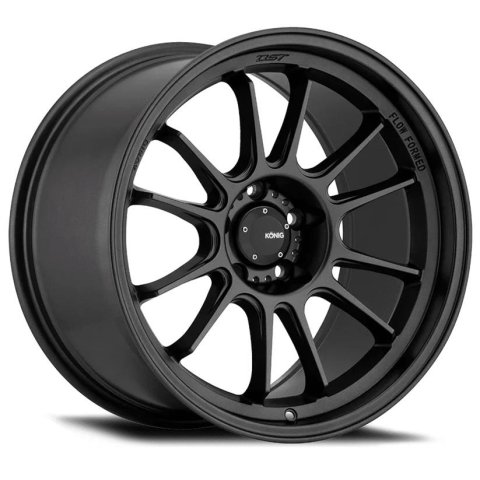 Konig Hypergram 18x11 5x120 ET25 Matte Black Wheel