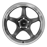 Konig Hyperspec 18x8.5 5X114.3 ET35 Anthracite Metallic Wheel w/ Mirror Machined Lip thumbnail 3