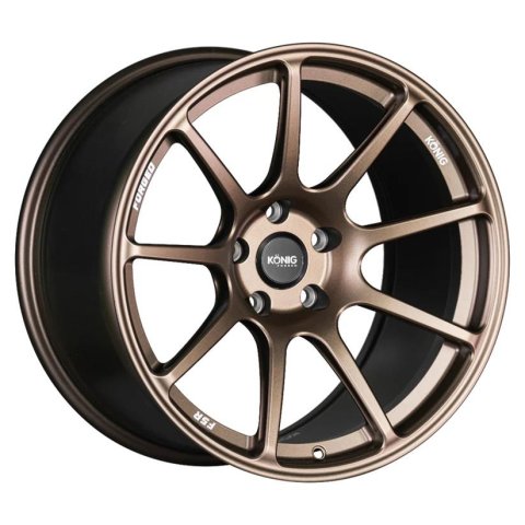 Konig Forged F5R 18x9.5 5x114.3 ET45 Satin Bronze Wheel (Knurled Bead) thumbnail 1