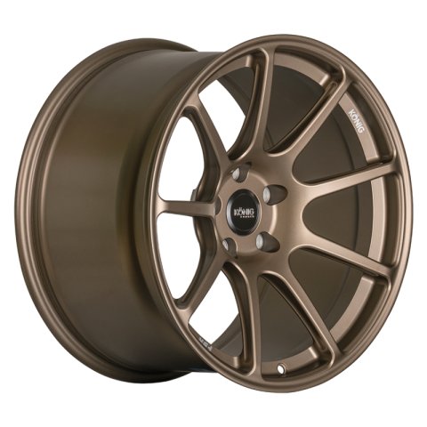 Konig Forged F5R 18x9.5 5x114.3 ET45 Satin Bronze Wheel (Knurled Bead) thumbnail 2