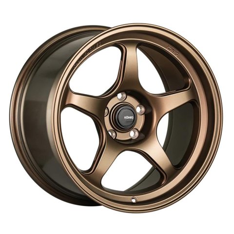 Konig Hyperspec 18x9A 5x112 ET42 Matte Bronze Wheel (Knurled Bead)