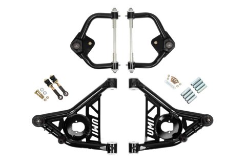 UMI Performance 70-81 GM F-Body Front A-arm Kit Delrin Bushings Tall Ball Joints