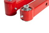 UMI Performance 78-96 GM B-Body Boxed Extended Length Lower Control Arms w/Poly Bushings - Red thumbnail 4