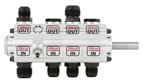 Peterson Fluid Systems R4 4-Stage Oil Pump - Right Side Mount - Rear Drive Drag thumbnail 2
