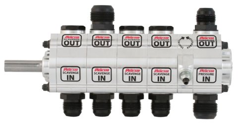 Peterson Fluid Systems R4 5-Stage Oil Pump - Left Side Mount - Rear Drive thumbnail 2