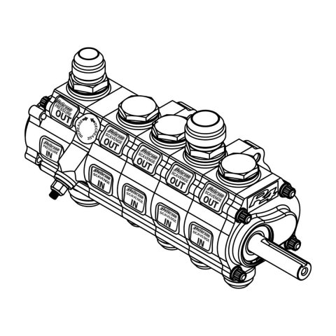 Peterson Fluid Systems R4 5-Stage Oil Pump - Right Side Mount - HV - Rear Drive Drag thumbnail 1