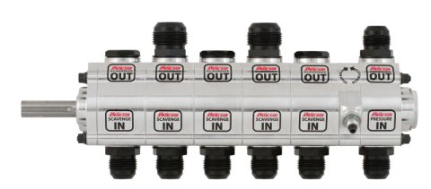 Peterson Fluid Systems R4 6-Stage Oil Pump - Left Side Mount - Rear Drive - Front Pressure thumbnail 2