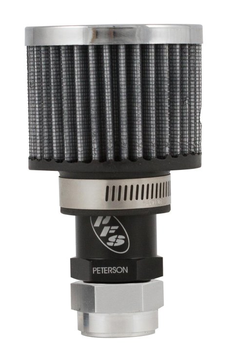 Peterson Fluid Systems Breather One-Way Vac -12AN w/ Filter thumbnail 1