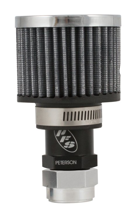 Peterson Fluid Systems Breather One-Way Vac -12AN w/ Filter thumbnail 3