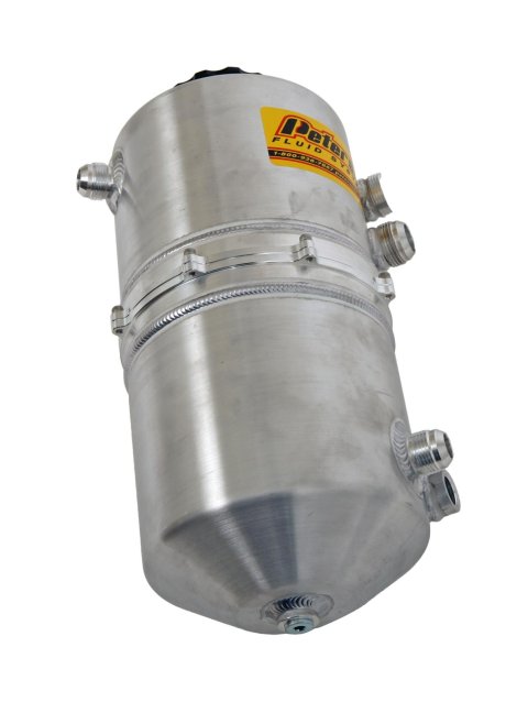 Peterson Fluid Systems Tank Drag 2.3 Gallon -12AN Dual Return thumbnail 2
