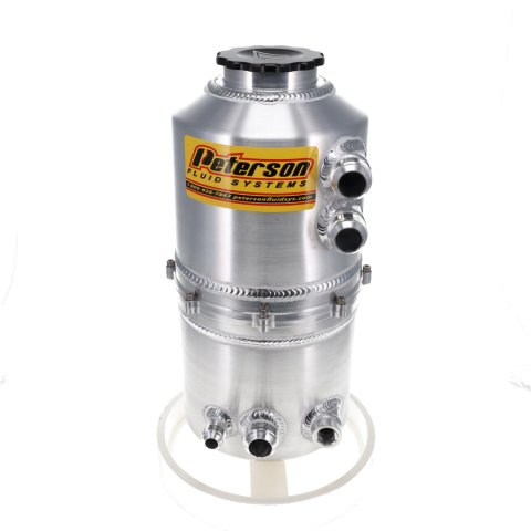 Peterson Fluid Systems Tank Drag 2.3 Gallon -16AN Dual Return w/ Catch Can thumbnail 1