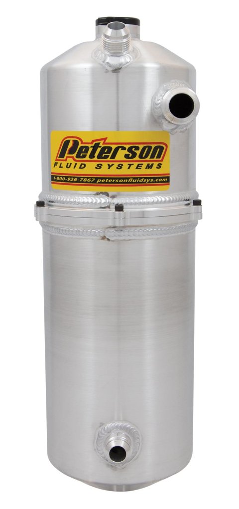 Peterson Fluid Systems Oil Tank L/W 2Pc 2 Gallon Dual Return thumbnail 1