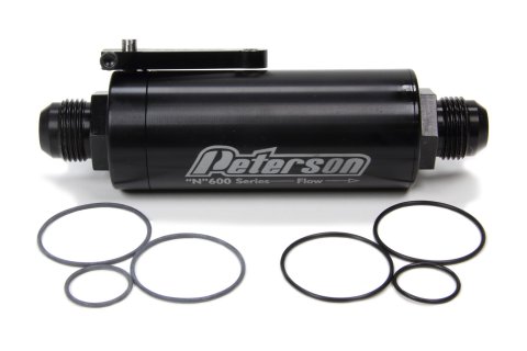 Peterson Fluid Systems Fuel Filter -12AN 60 Micron Ball Valve thumbnail 2