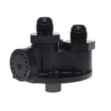 Peterson Fluid Systems Remote Filter Mount 13/16 -16AN Thread -12AN Fittings - Chevrolet Style thumbnail 3