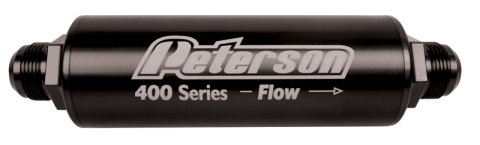 Peterson Fluid Systems Filter -8AN 100 Micron w/ Bypass thumbnail 3