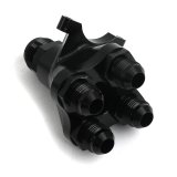 Peterson Fluid Systems Manifold 5-Way 12 AN x 8 AN x 8 AN x 8 AN x 8 AN thumbnail 1