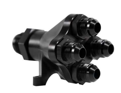 Peterson Fluid Systems Manifold 5-Way 12 AN x 6 AN x 6 AN x 6 AN x 6 AN