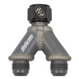 Peterson Fluid Systems Y-Manifold -12AN B Nut To -12/12 thumbnail 1